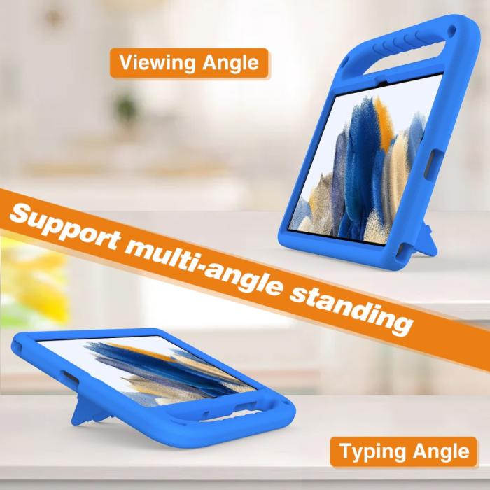 Bild 3, Samsung Galaxy Tab A9 Plus Skal EVA Kickstand Blå
