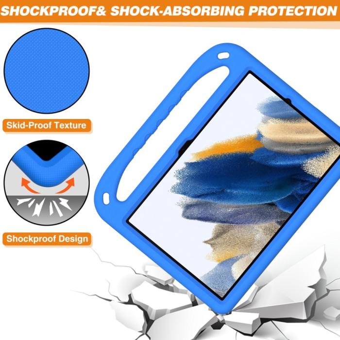 Bild 5, Samsung Galaxy Tab A9 Plus Skal EVA Kickstand Blå
