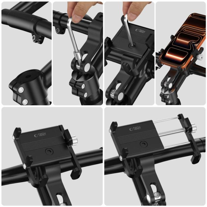 Bild 6, Tech-Protect Universal Mobilhållare Cykel V5 Svart