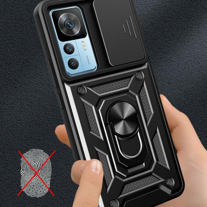 Bild 5, Tech-Protect Xiaomi 12T / 12T Pro Skal CamShield Pro Svart