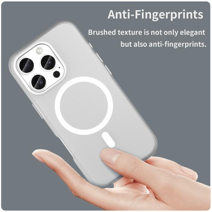 Bild 5, iPhone 16 Pro Skal MagSafe Slim Matt Vit