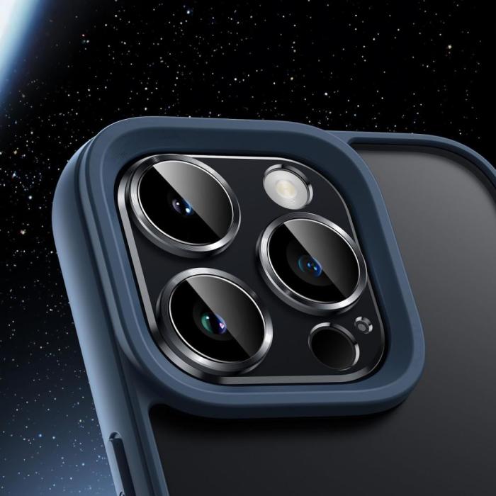 Bild 2, HOFI iPhone 16 Pro / 16 Pro Max Linsskydd AluCam Pro+ Svart