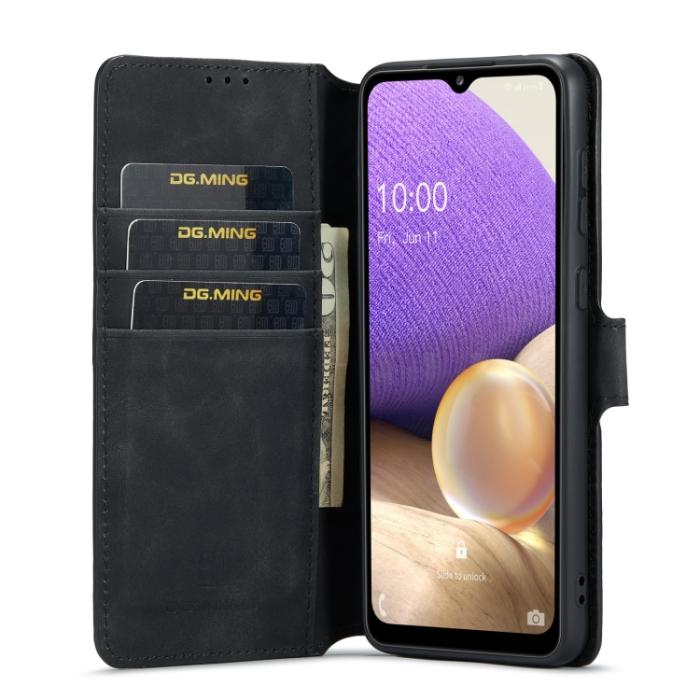 Bild 4, DG.MING Samsung Galaxy A33 5G Fodral Retro Svart