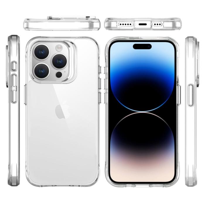 Bild 2, iPhone 16 Pro Skal TPU Transparent