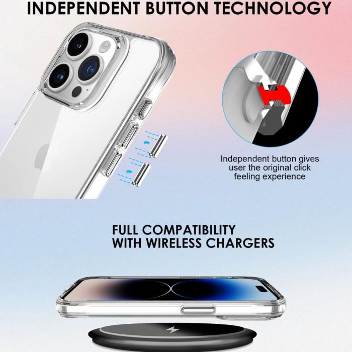 Bild 3, iPhone 16 Pro Skal TPU Transparent