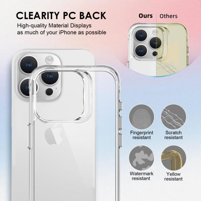 Bild 6, iPhone 16 Pro Skal TPU Transparent