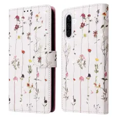 Samsung Galaxy A17 Fodral RFID L&auml;der Sm&aring; Blommor