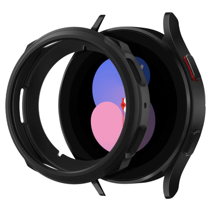 Bild 1, Spigen Galaxy Watch 4/6/7/FE 40 mm Skal Liquid Air Matt Svart