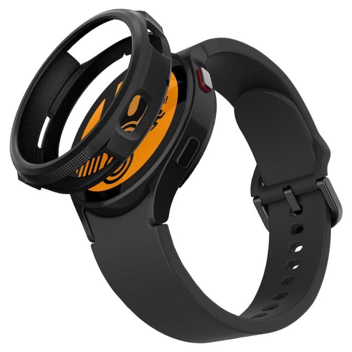 Bild 2, Spigen Galaxy Watch 4/6/7/FE 40 mm Skal Liquid Air Matt Svart