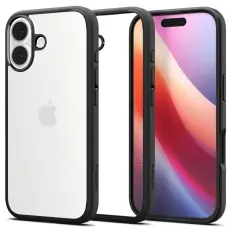 Spigen iPhone 17 Skal Ultra Hybrid Matt Svart