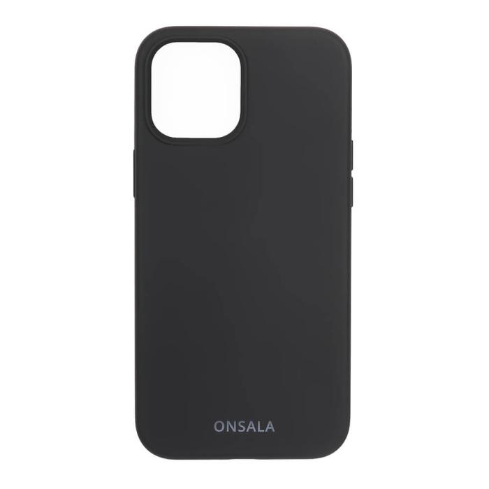 Bild 1, ONSALA iPhone 12 Pro Max Mobilskal Silikon Svart