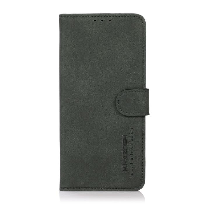Bild 2, KHAZNEH Xiaomi 13 Pro 5G Fodral Retro Läder Grön