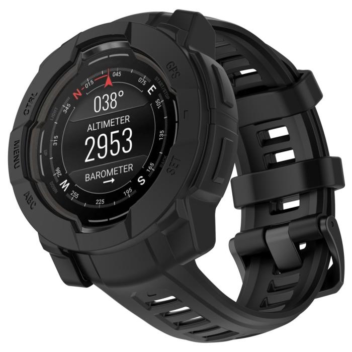 Bild 5, Garmin Instinct 3 50 mm Skal Silikon Shockproof Svart