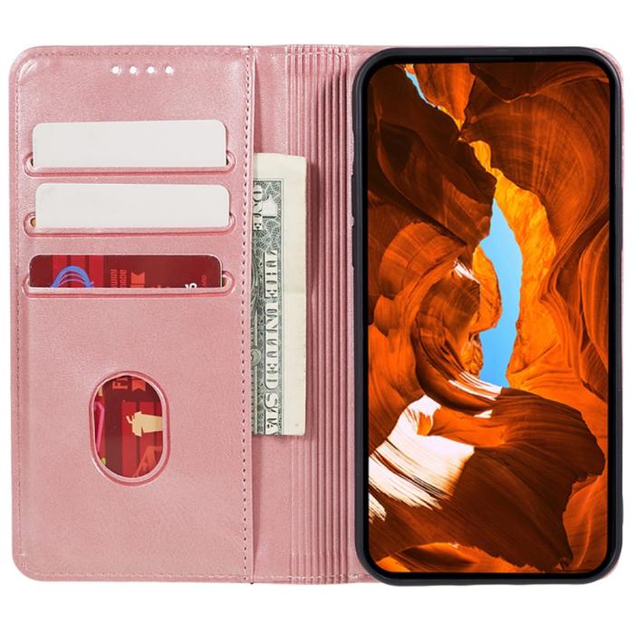 Bild 2, OnePlus Nord 4 Fodral Flip Läder Roséguld