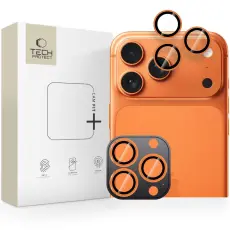 T-P iPhone 17 Pro/Max/16 Pro/Max/15 Pro/Max/14 Pro/Max Linsskydd CamRing Fit+