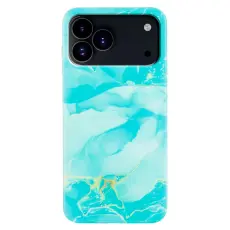 iPhone 17 Pro Max Skal Marmor TPU Gr&ouml;n