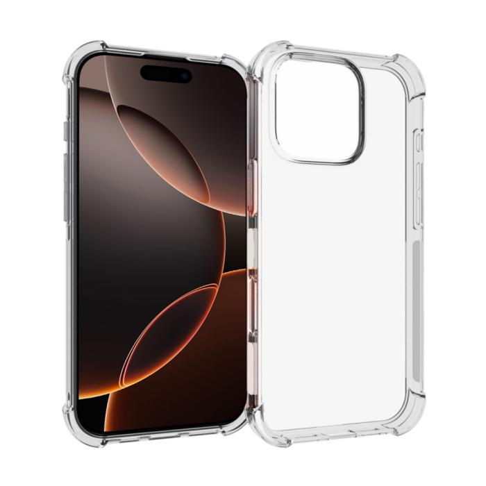Bild 1, iPhone 16 Pro Shockproof Transparent TPU Skal