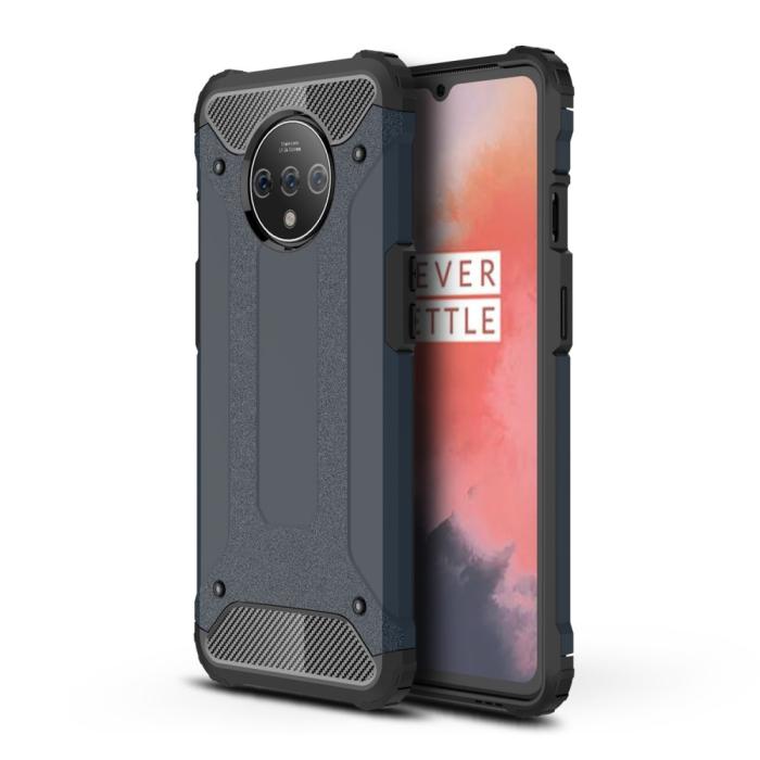 Bild 1, OnePlus 7T - Guard Armour Skal - Mörk Blå