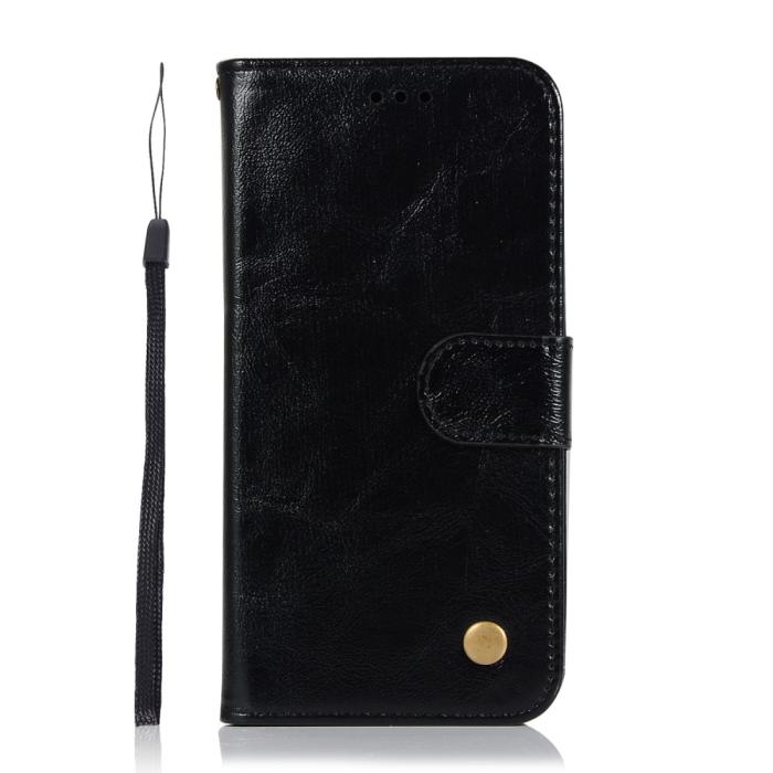 Bild 2, Nokia 4.2 - Plånboksfodral Vintage - Svart