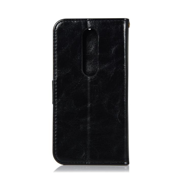 Bild 3, Nokia 4.2 - Plånboksfodral Vintage - Svart