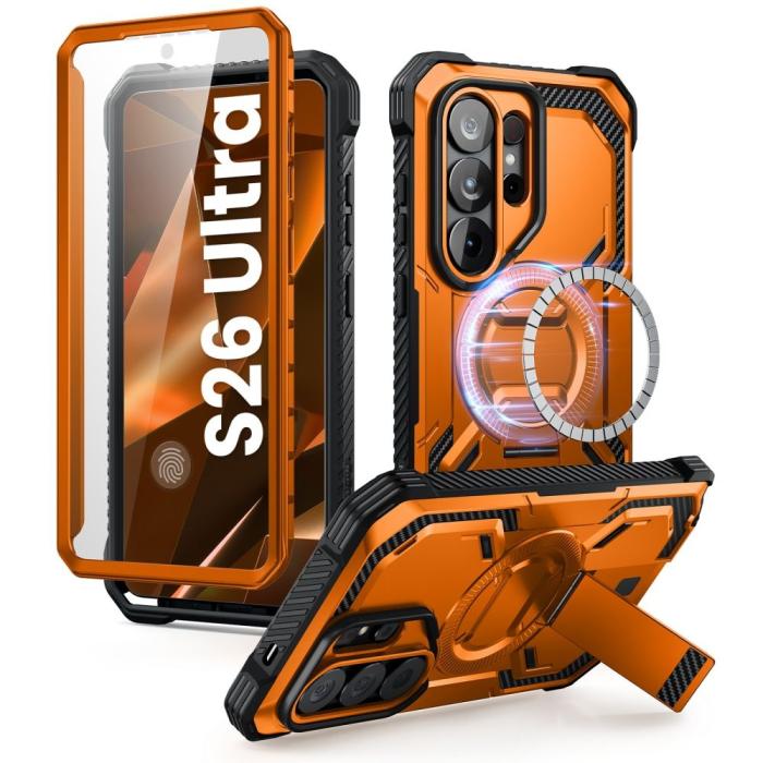 Bild 2, Supcase Galaxy S26 Ultra Skal MagSafe Iblsn ArmorBox Coral