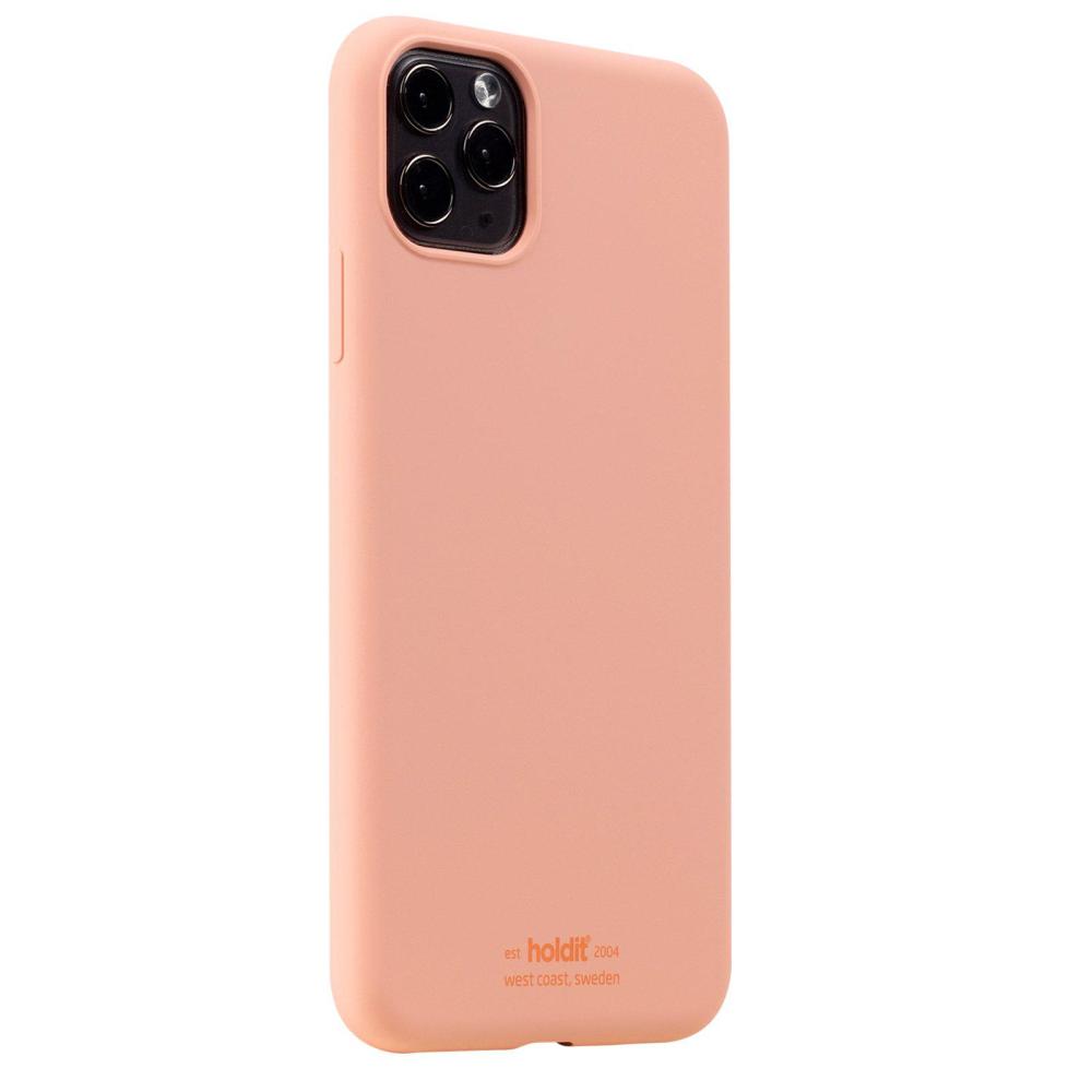 holdit iPhone 11 Pro Max Mobilskal Silikon Pink Peach