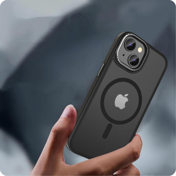 Bild 3, Tech-Protect iPhone 15 Skal MagSafe MagMat Svart