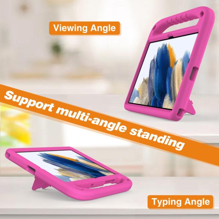Bild 3, Samsung Galaxy Tab A9 Plus Skal EVA Kickstand Rosa