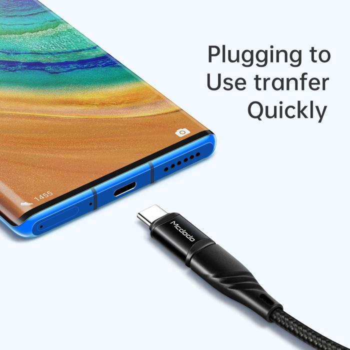 Bild 5, Mcdodo Lightning Hona - USB-C Hane Adapter Svart