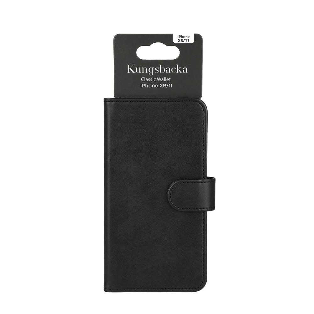 Kungsbacka iPhone 11/XR Fodral Läder Svart