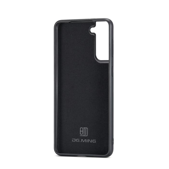 Bild 3, DG.MING Samsung Galaxy S21 FE Skal 2in1 Magnetisk Avtagbart Kortfack Brun