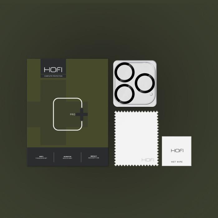 Bild 2, HOFI iPhone 16 Pro / 16 Pro Max Linsskydd Pro+ Transparent