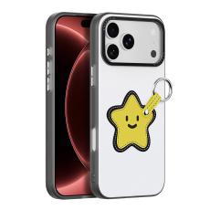 DUX DUCIS iPhone 18 Pro Skal PU-L&auml;der Stj&auml;rna Vit
