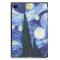 Samsung Galaxy Tab A8 10.5 (2021) Fodral Tri-Fold Brush Painting