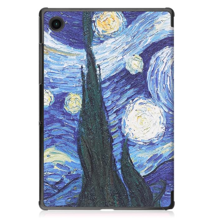 Bild 2, Samsung Galaxy Tab A8 10.5 (2021) Fodral Tri-Fold Brush Painting