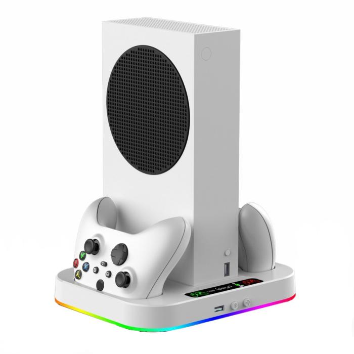 Bild 1, iPega Xbox Series S LED Laddningsstation Med Kylare