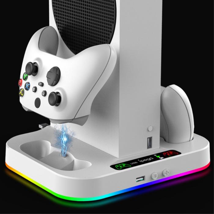 Bild 3, iPega Xbox Series S LED Laddningsstation Med Kylare
