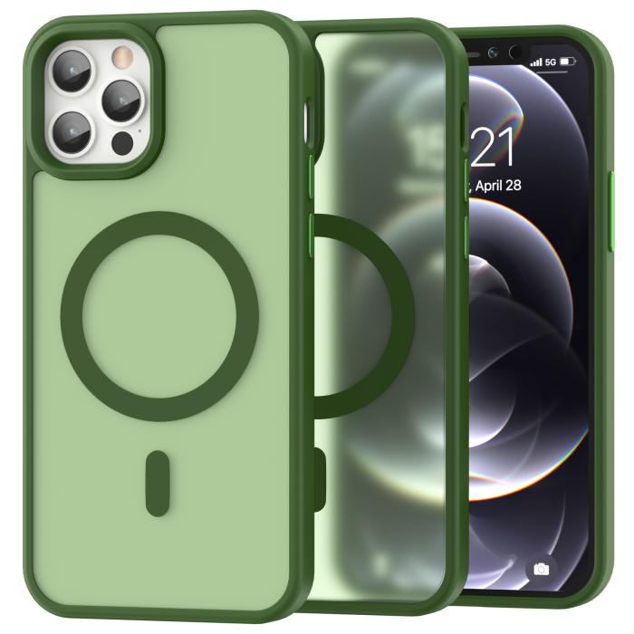 Bild 1, ColorPop iPhone 12 Pro Max Skal CH MagSafe Matt Grön