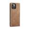 CASEME iPhone 14 Fodral Retro Flip Brun