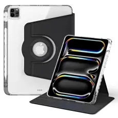 iPad Pro 11 2025/2024 Fodral Hybrid Rotation Penhållare Svart