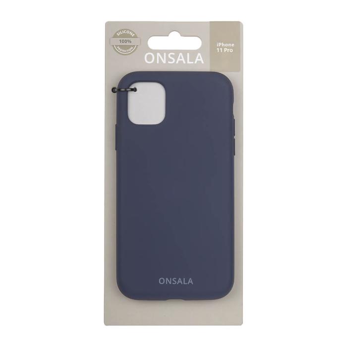 Bild 2, ONSALA iPhone 11 Pro Mobilskal Silikon Cobalt Blue