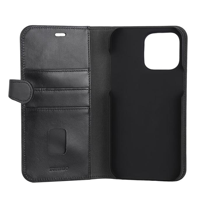 Bild 3, Buffalo iPhone 14 Pro Max Fodral 2in1 Magnet / Skal Svart