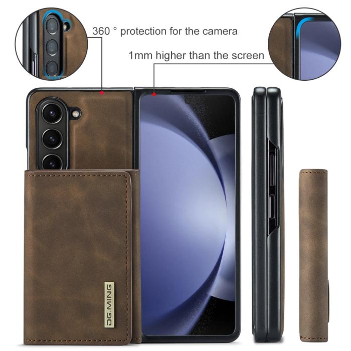 Bild 6, DG.MING Galaxy Z Fold 5 Skal 2in1 Magnetisk Avtagbart Kortfack