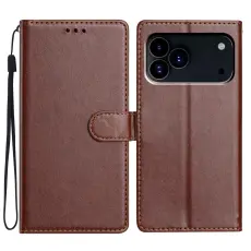 iPhone 18 Pro Max/17 Pro Max Fodral L&auml;der Brun