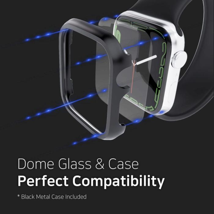 Bild 5, Whitestone Apple Watch 7/8 41mm 2-PACK Skärmskydd DOME