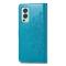 OnePlus Nord 2 5G - Mandala Läder Fodral - Blå