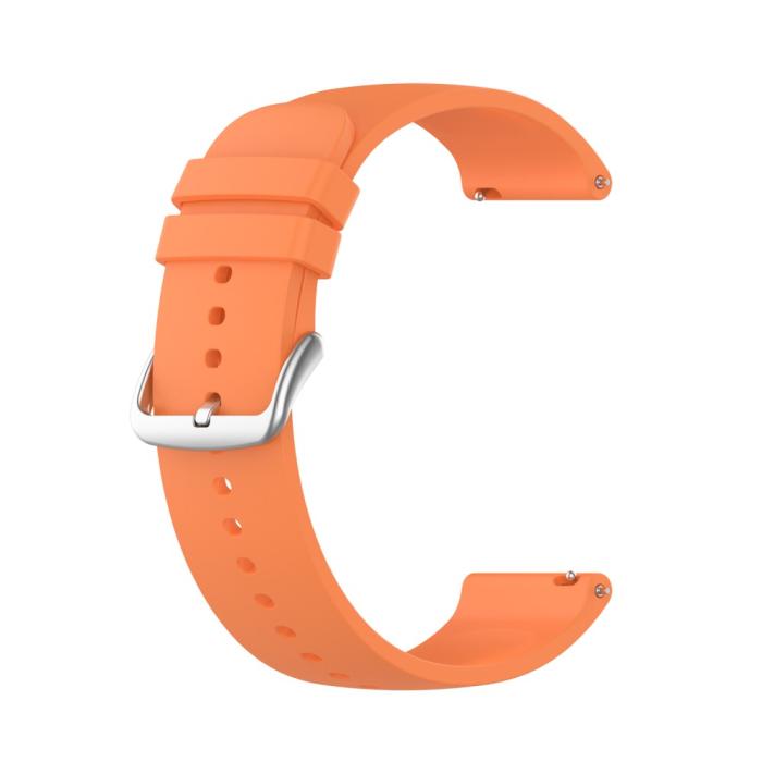 Bild 3, Silikon Armband För Smartwatch (20 mm) - Peach