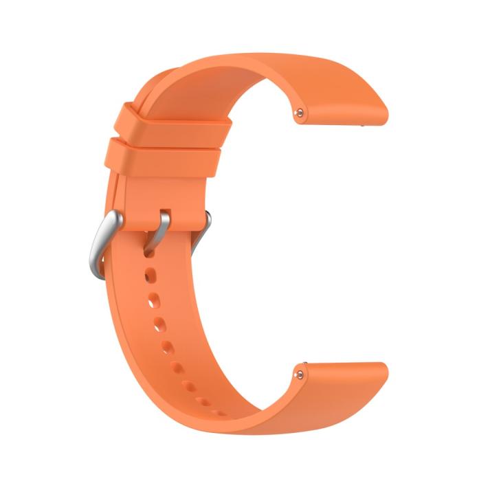 Bild 4, Silikon Armband För Smartwatch (20 mm) - Peach