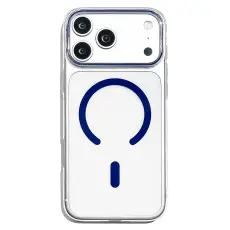 iPhone 18 Pro / 17 Pro Pro Skal MagSafe Transparent/Bl&aring;