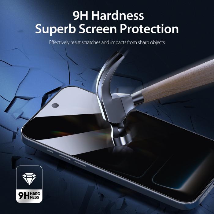 Bild 3, DUX DUCIS iPhone 18 Pro Max Skärmskydd Privacy Härdat Glas